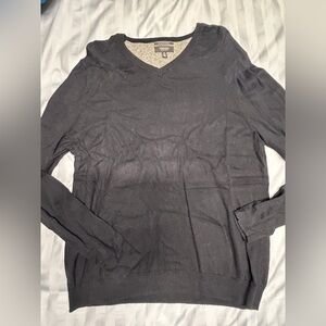 Nordstrom Charcoal V-Neck Sweater for Men